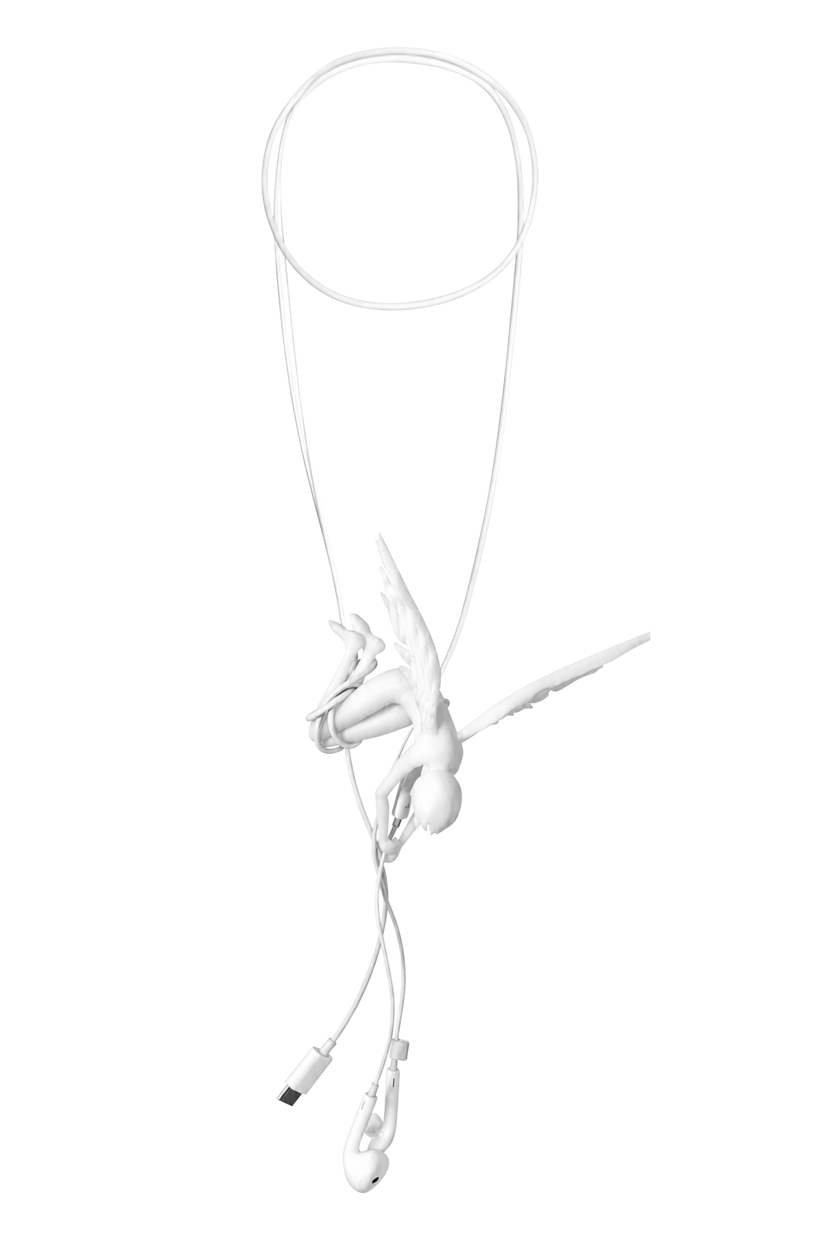 FALLEN ANGEL CORD-WRAP PENDANT