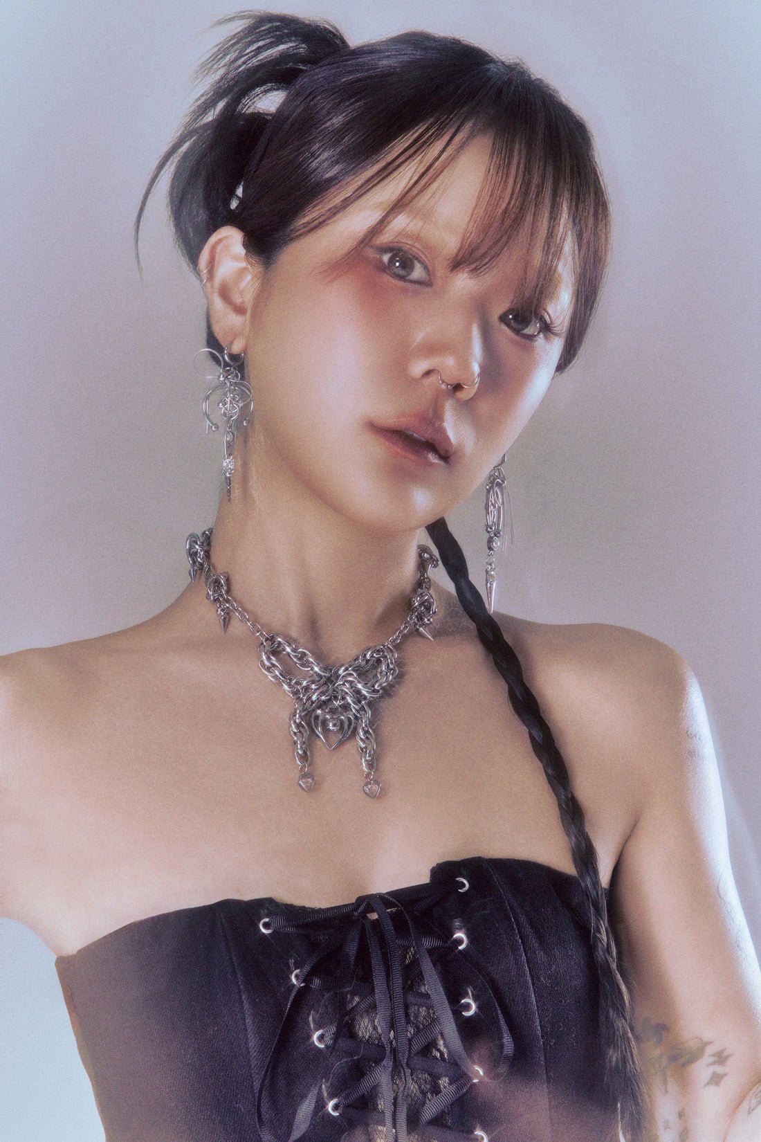 GRUNGE RIBBON NECKLACE - OHTNYC