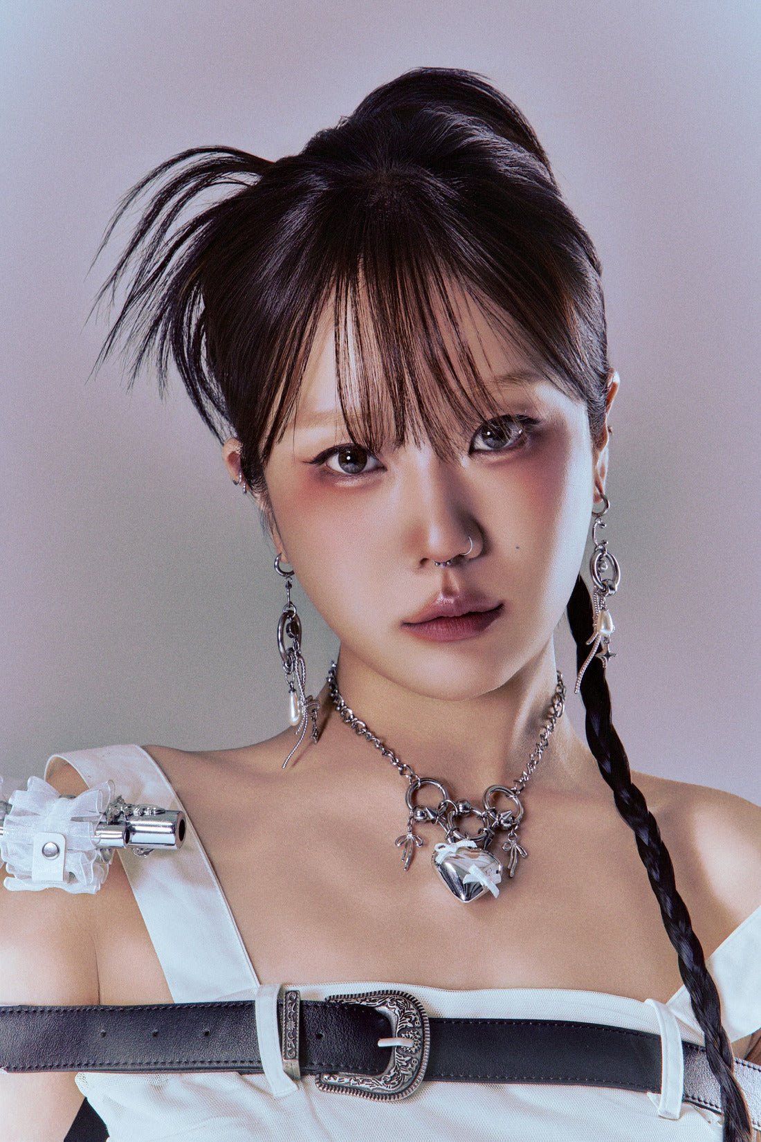 LACED HEART NECKLACE - OHTNYC