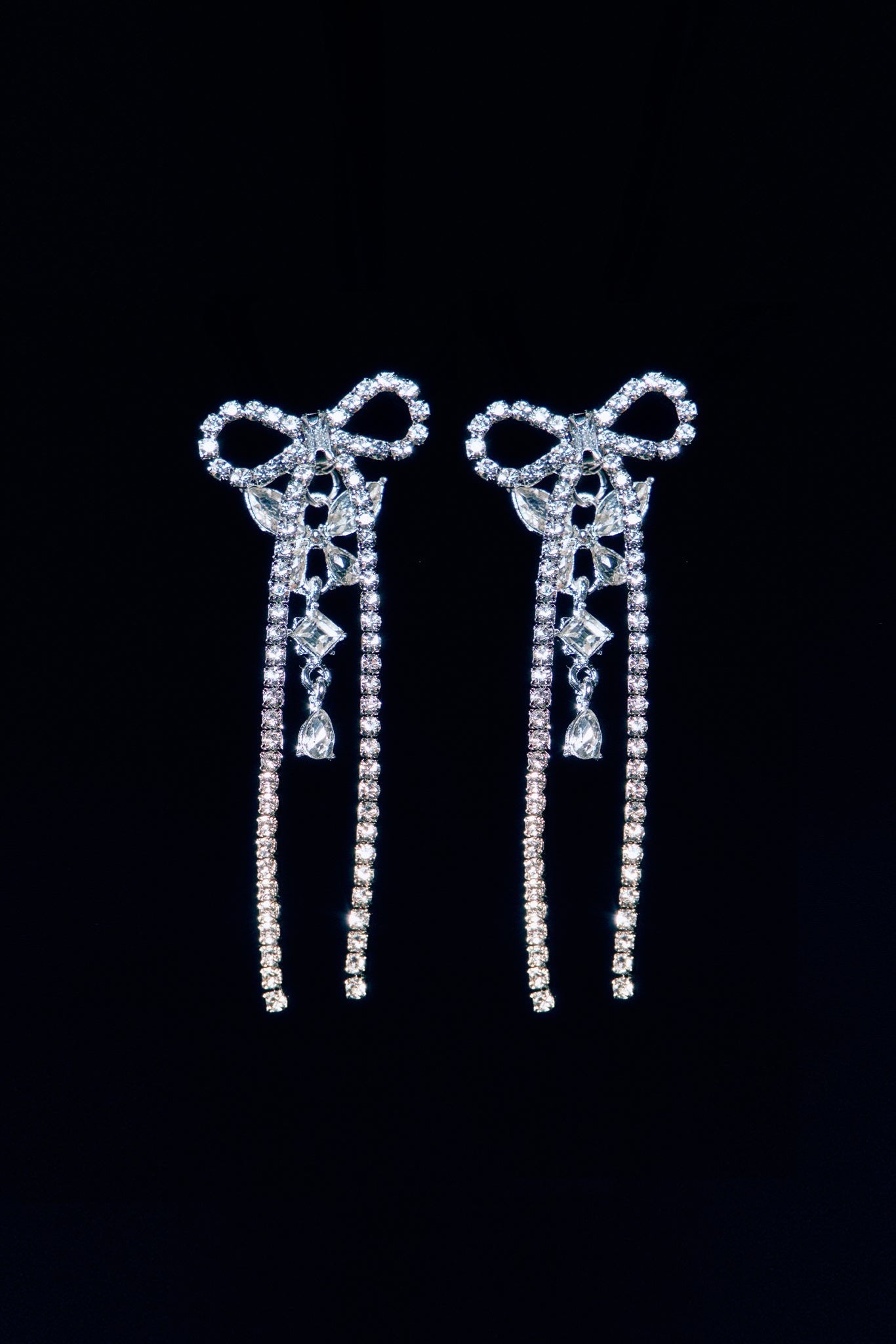 RIBBON BUTTERFLY DROP EARRINGS - OHTNYC