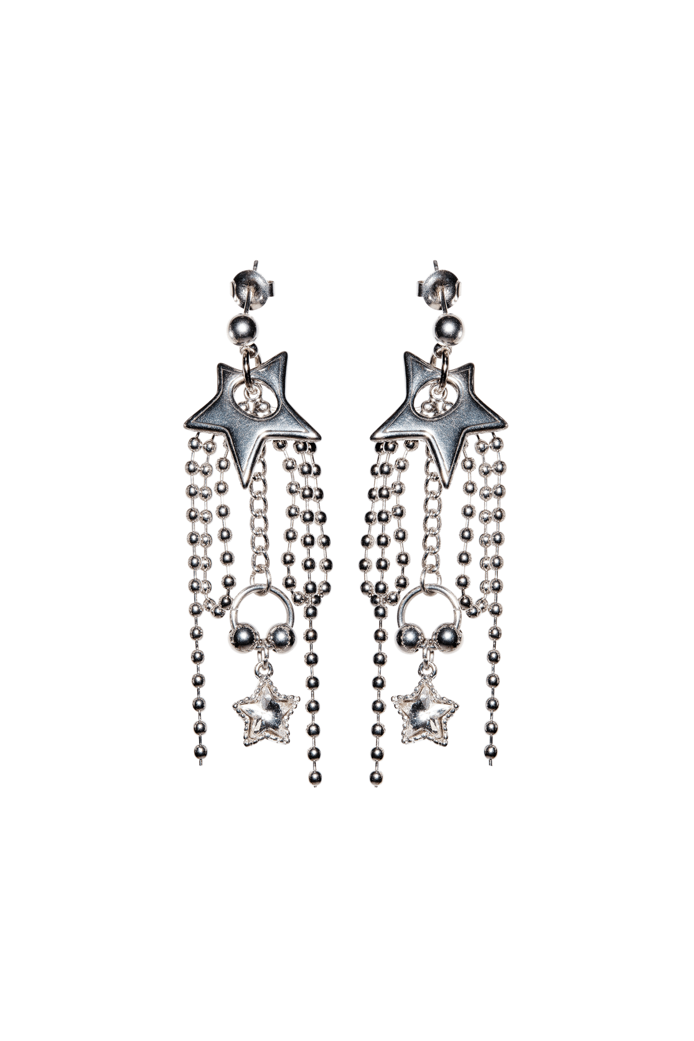 STAR RIBBON DROP EARRINGS - OHTNYC