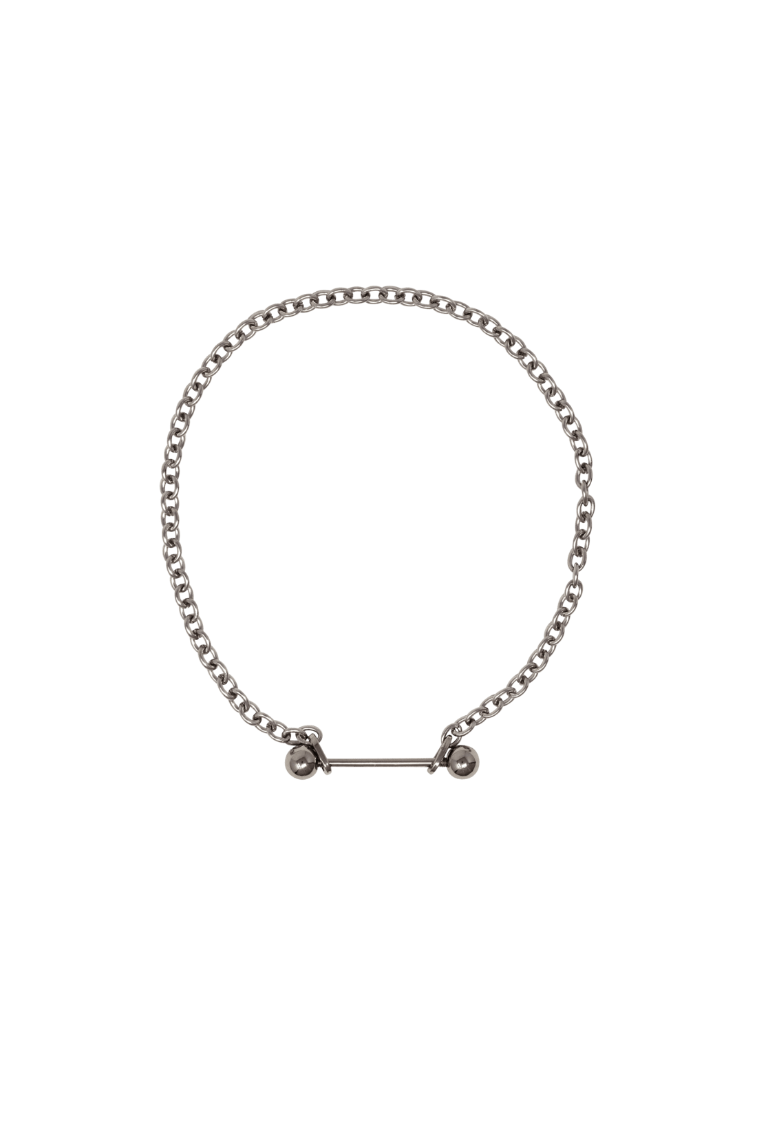 BARBELL PIERCING NARROW CHOKER