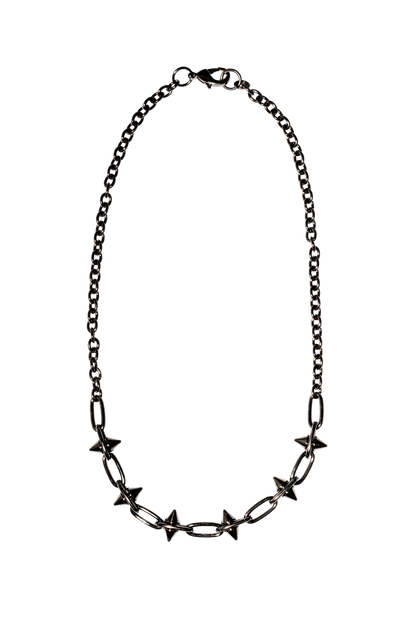 BLACK BARBED WIRE NECKLACE - OHTNYC