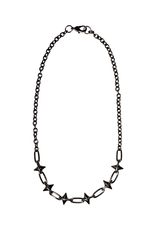 BLACK BARBED WIRE NECKLACE - OHTNYC