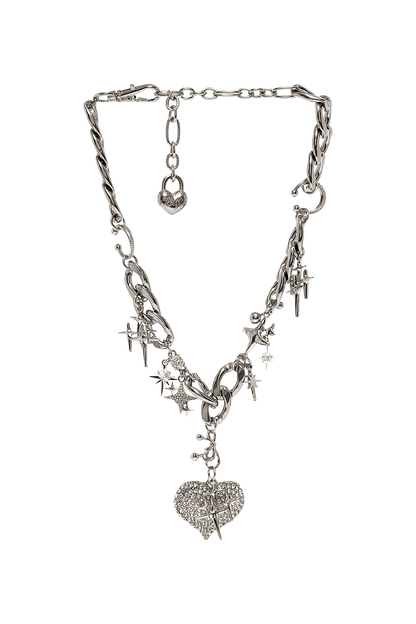 COSMIC HEART NECKLACE - OHTNYC