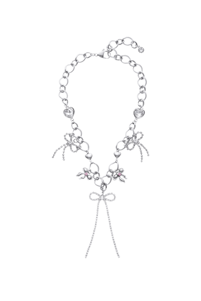 CRYSTAL RIBBON NECKLACE – OHTNYC