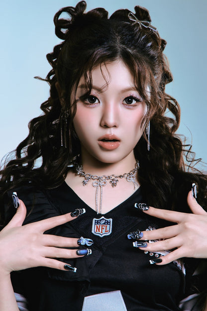 CRYSTAL RIBBON NECKLACE - OHTNYC