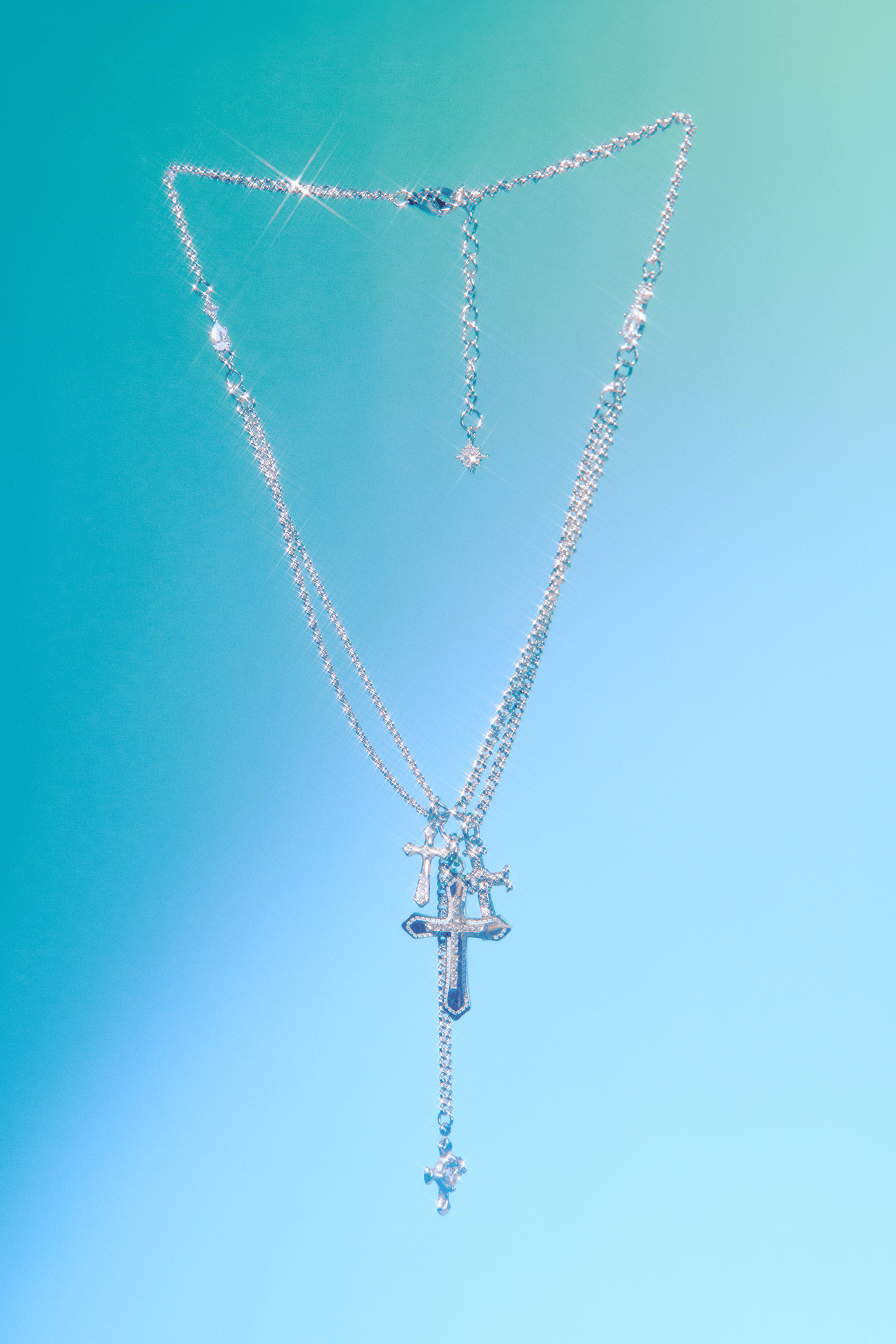 ECHO CROSS NECKLACE