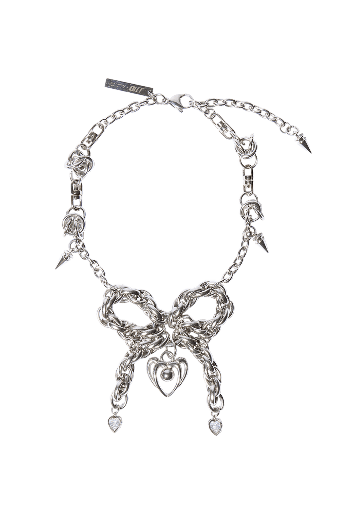 GRUNGE RIBBON NECKLACE - OHTNYC