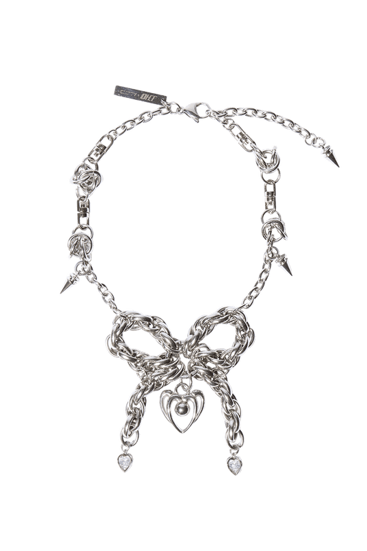 GRUNGE RIBBON NECKLACE - OHTNYC