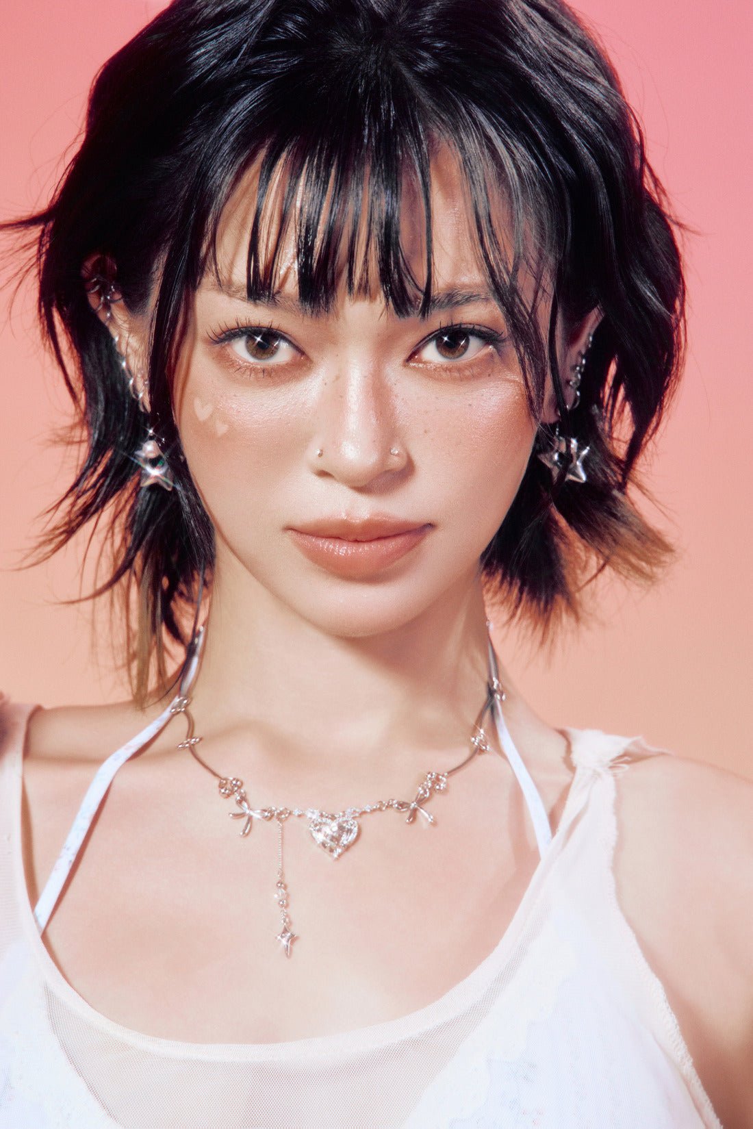 HEART & BOW NECKLACE - OHTNYC