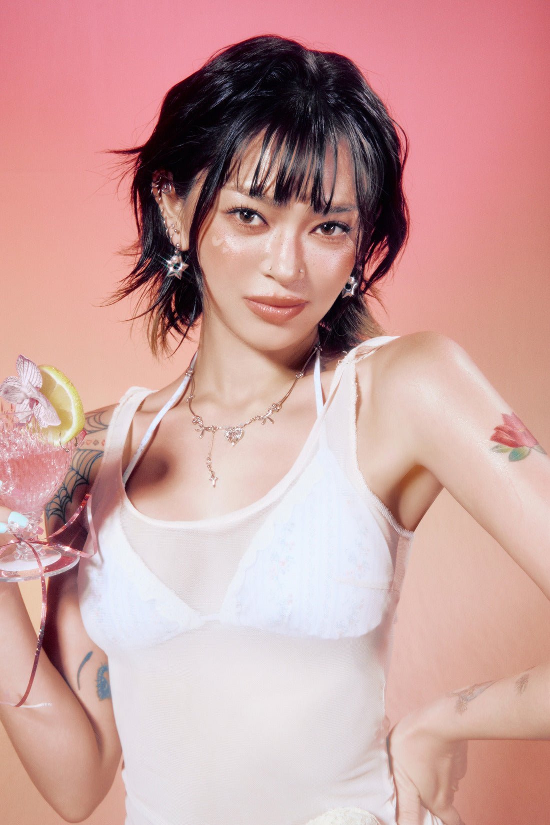 HEART & BOW NECKLACE - OHTNYC