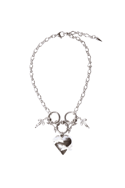 LACED HEART NECKLACE – OHTNYC LACED HEART NECKLACE – OHTNYC