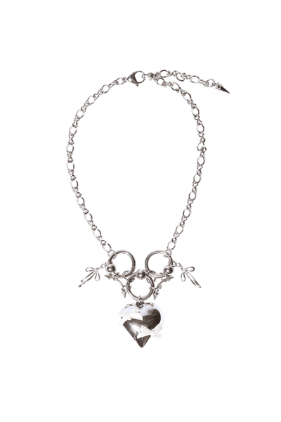 ネックレス・ペンダント Ohtnyc Transparent Heart Necklace LACED HEART NECKLACE – OHTNYC
