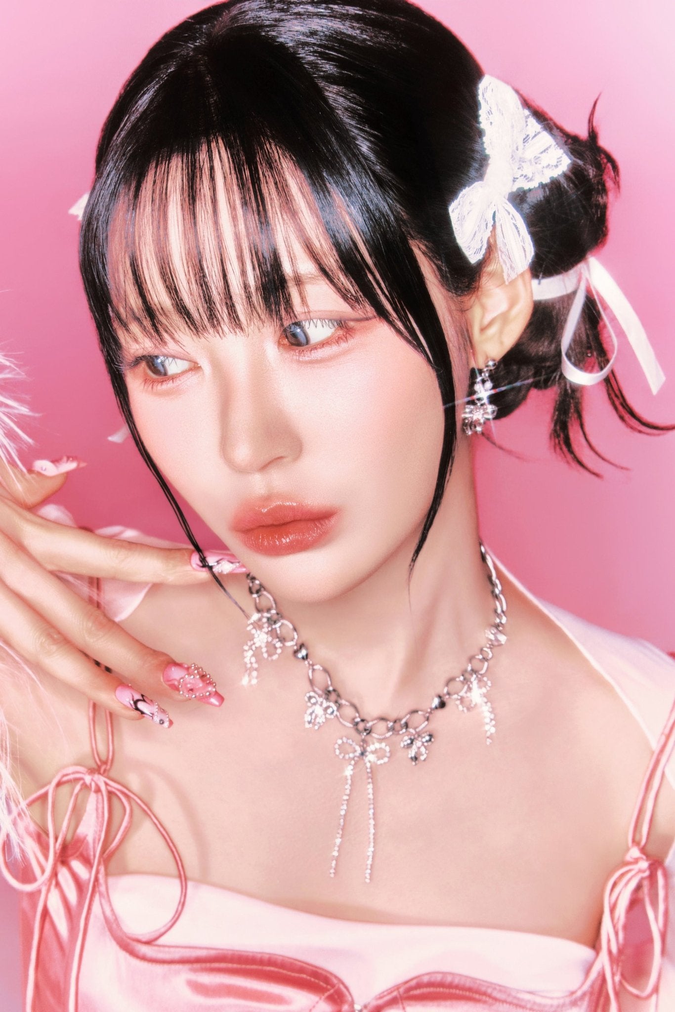 LOVE BOW DROP EARRINGS - OHTNYC