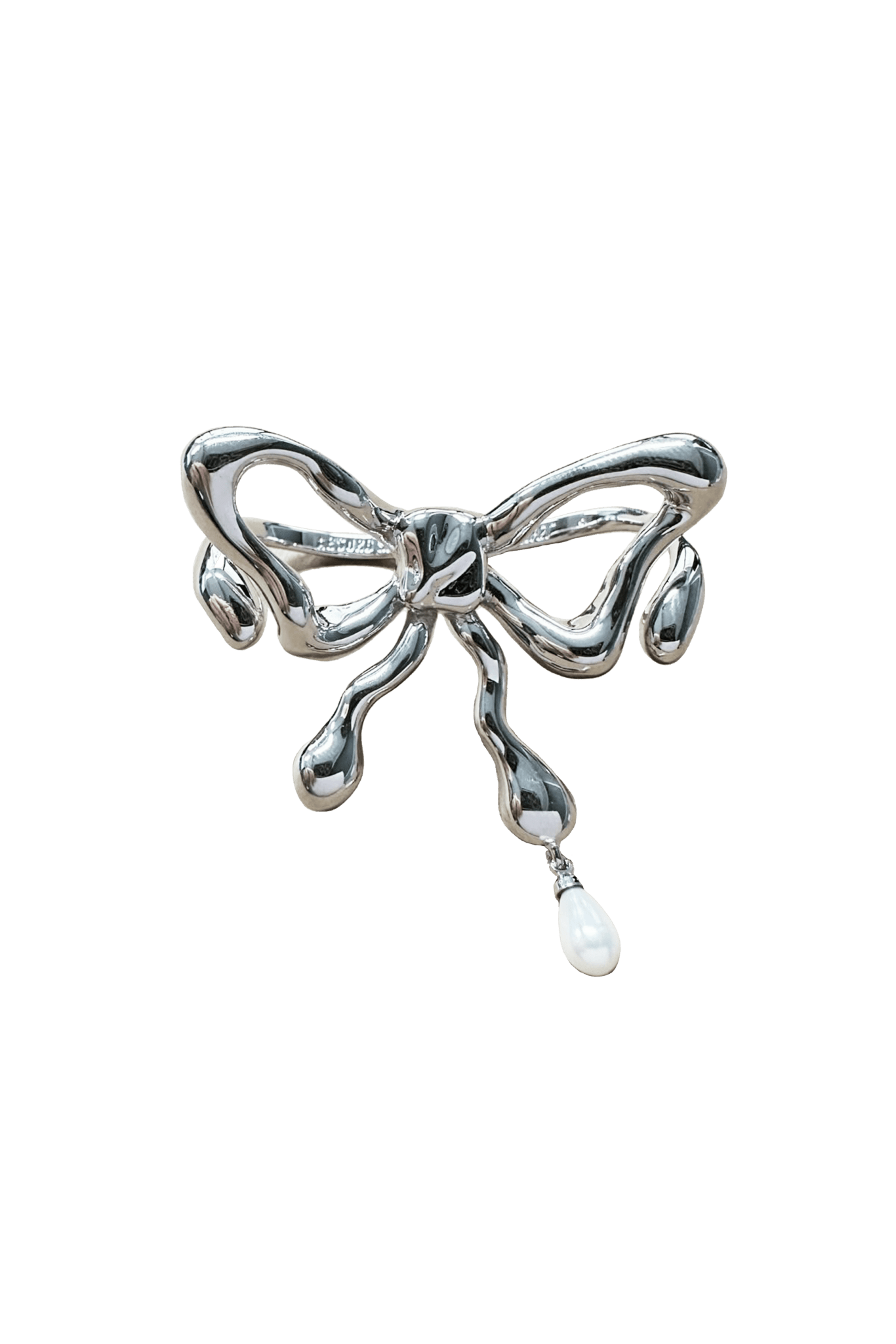 PEARL BOW RING