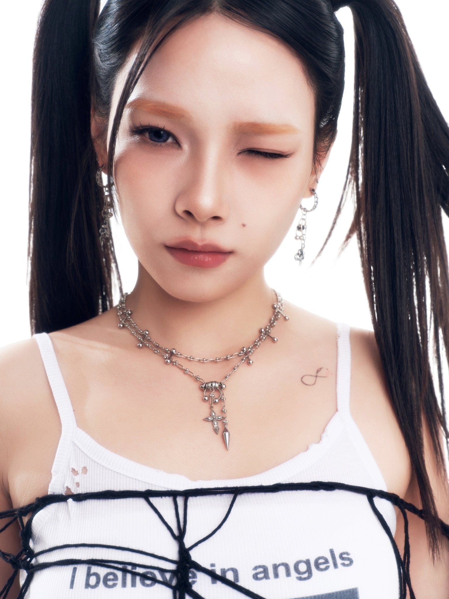PIERCED SPIKE NECKLACE