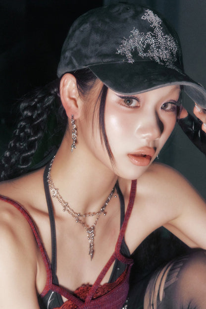 PIERCED SPIKE NECKLACE - OHTNYC