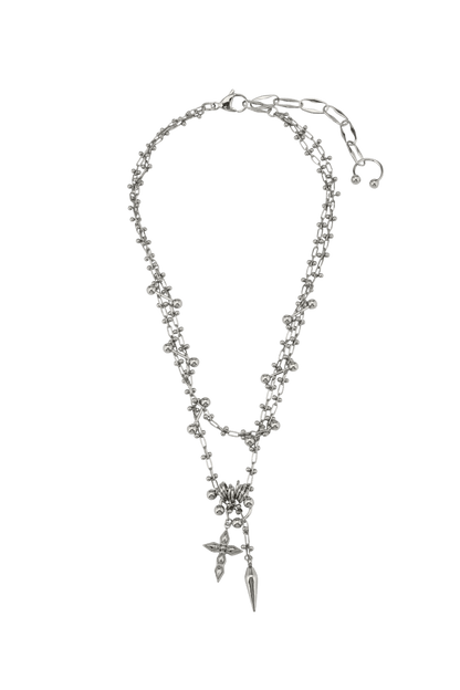 PIERCED SPIKE NECKLACE - OHTNYC