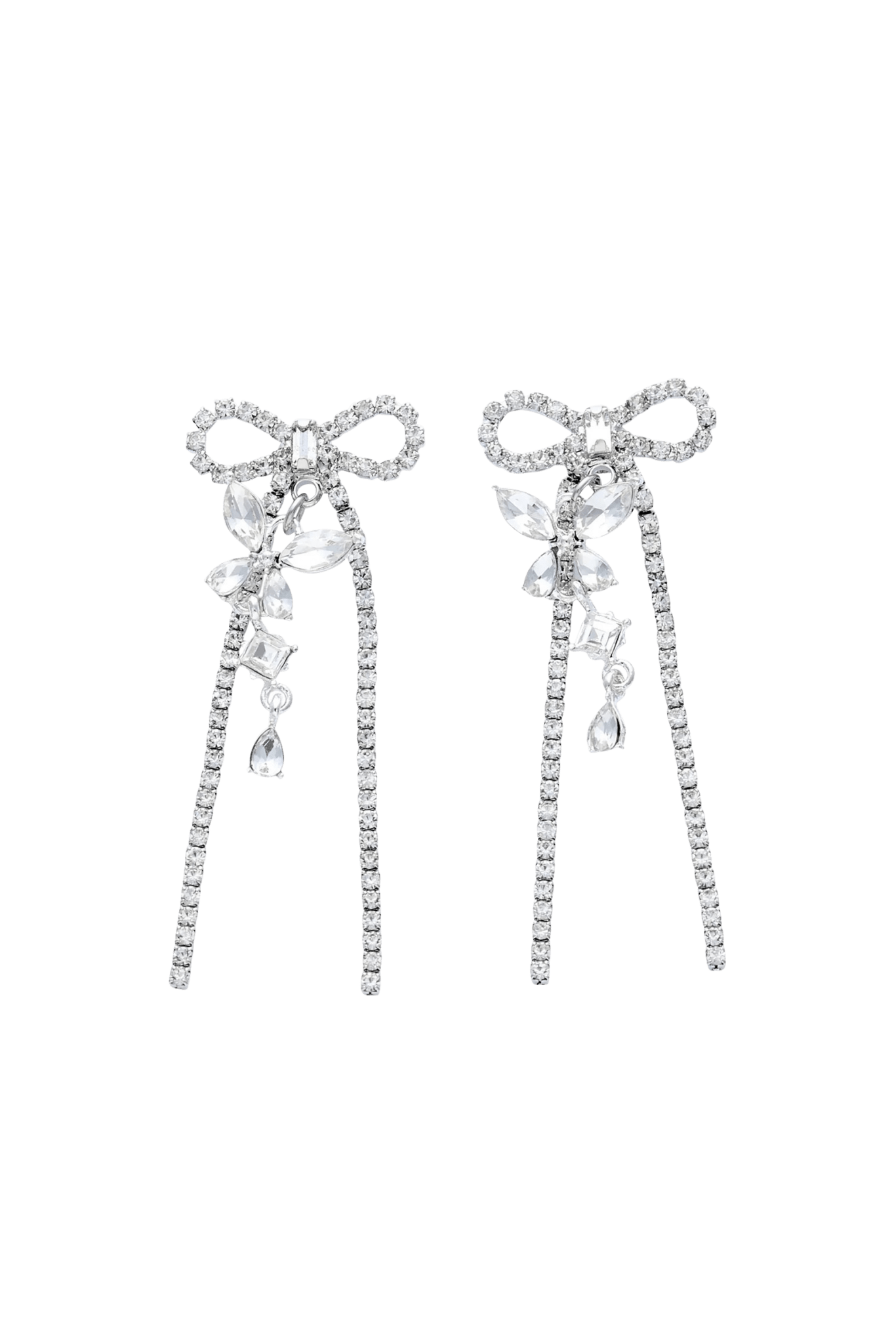 RIBBON BUTTERFLY DROP EARRINGS - OHTNYC