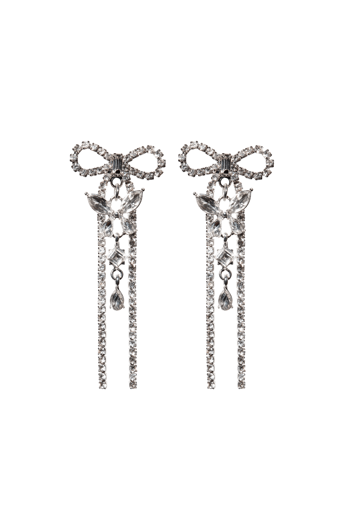 RIBBON BUTTERFLY DROP EARRINGS - OHTNYC