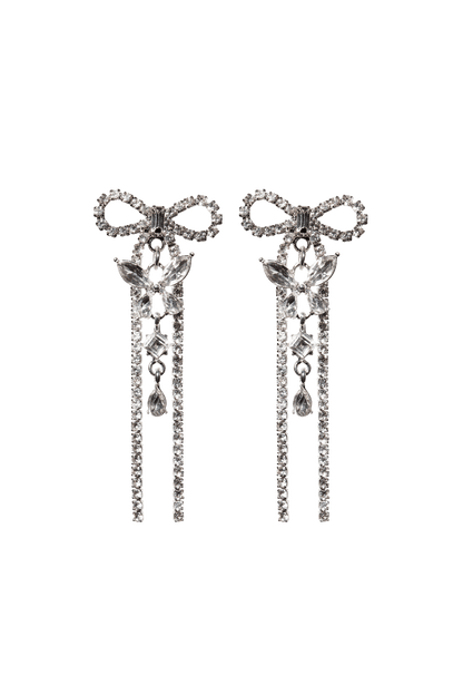 RIBBON BUTTERFLY DROP EARRINGS - OHTNYC