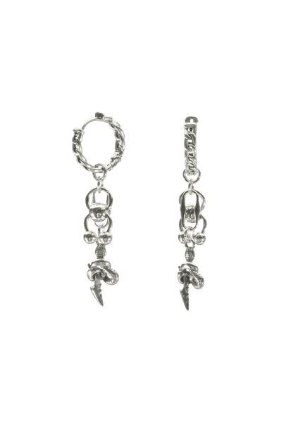 SNAKE HOOP EARRINGS - OHTNYC