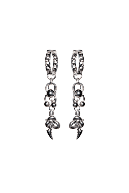 SNAKE HOOP EARRINGS - OHTNYC