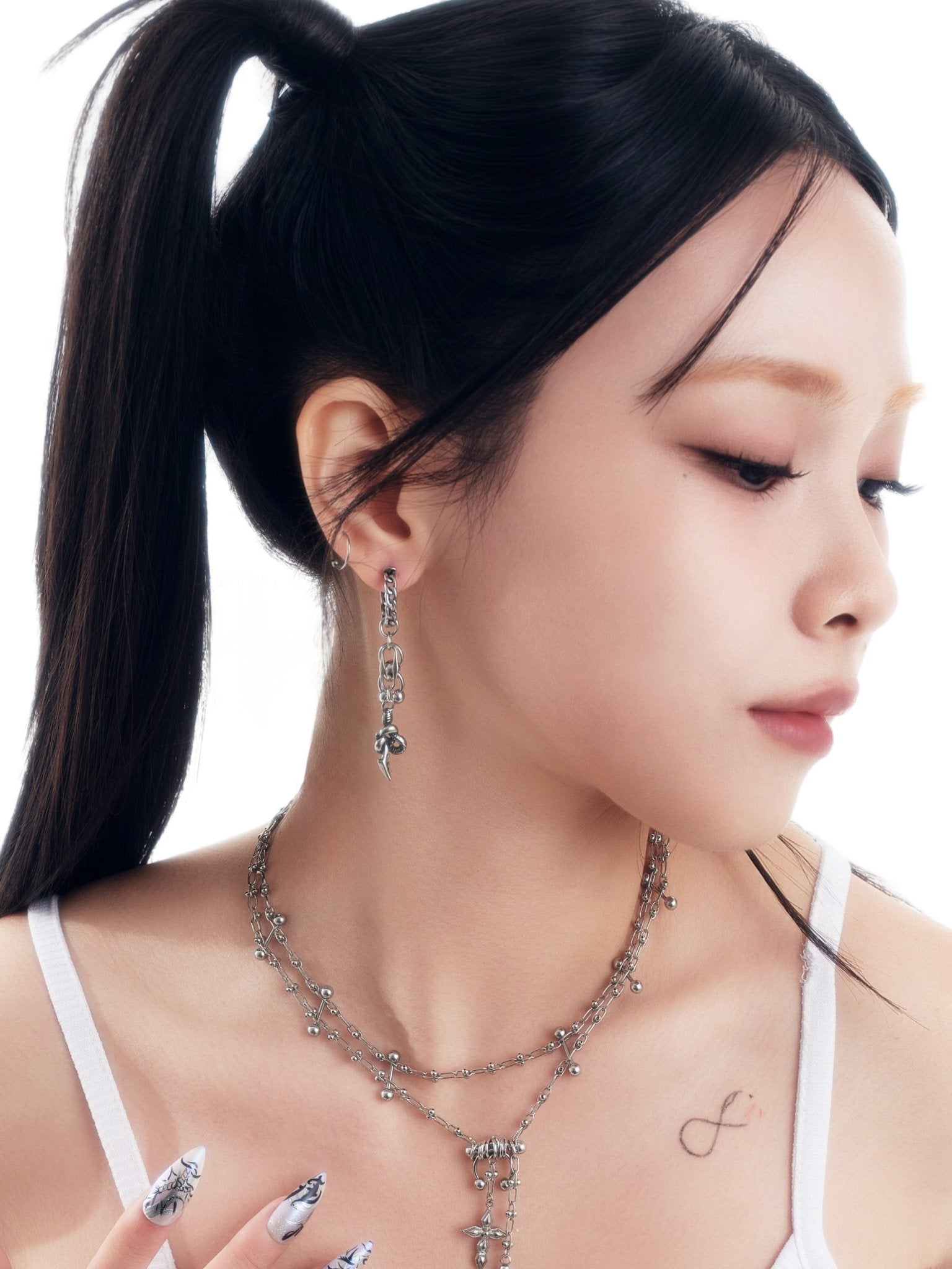 SNAKE HOOP EARRINGS - OHTNYC