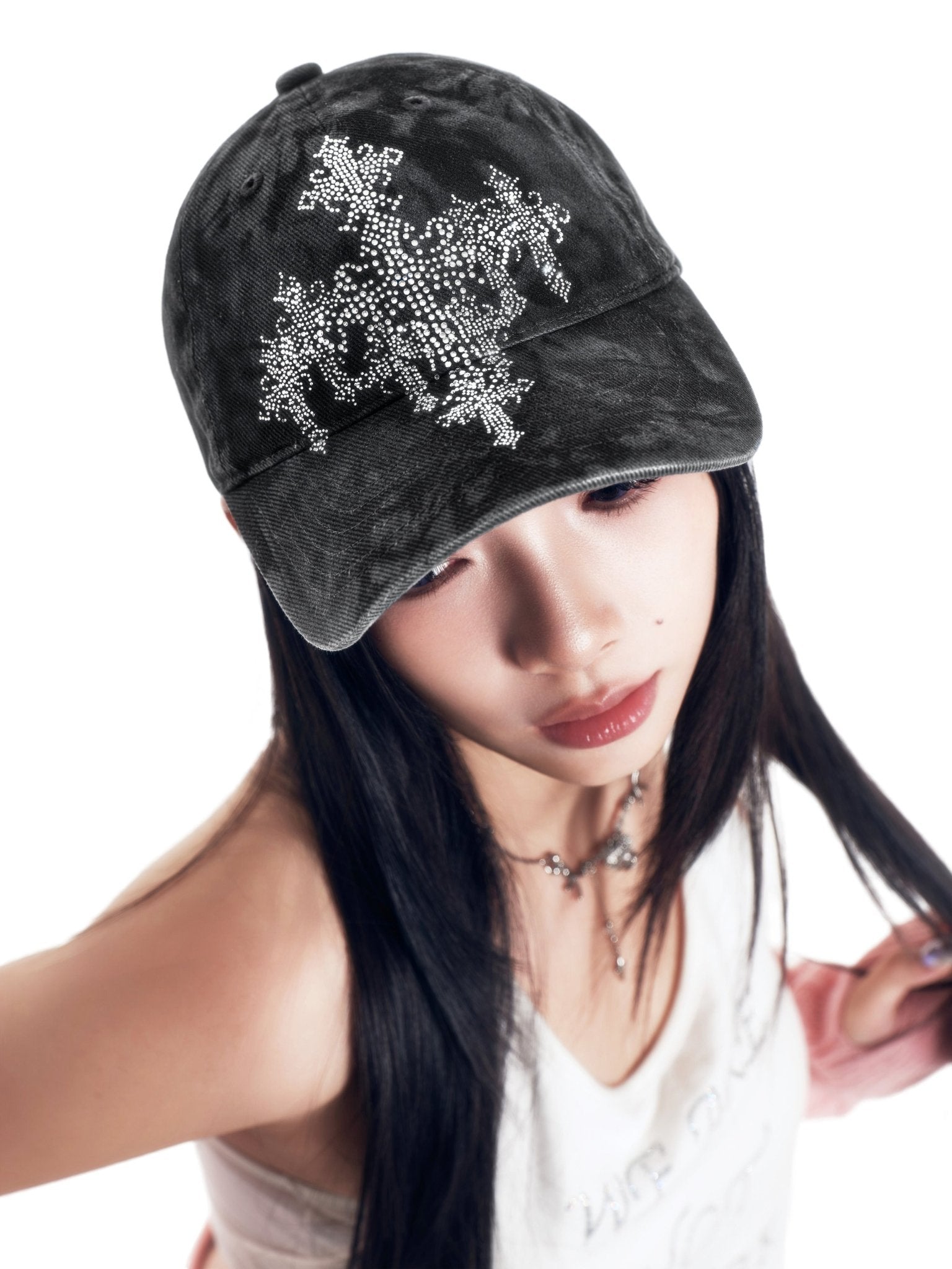 SPRAY LACE BASEBALL CAP - OHTNYC
