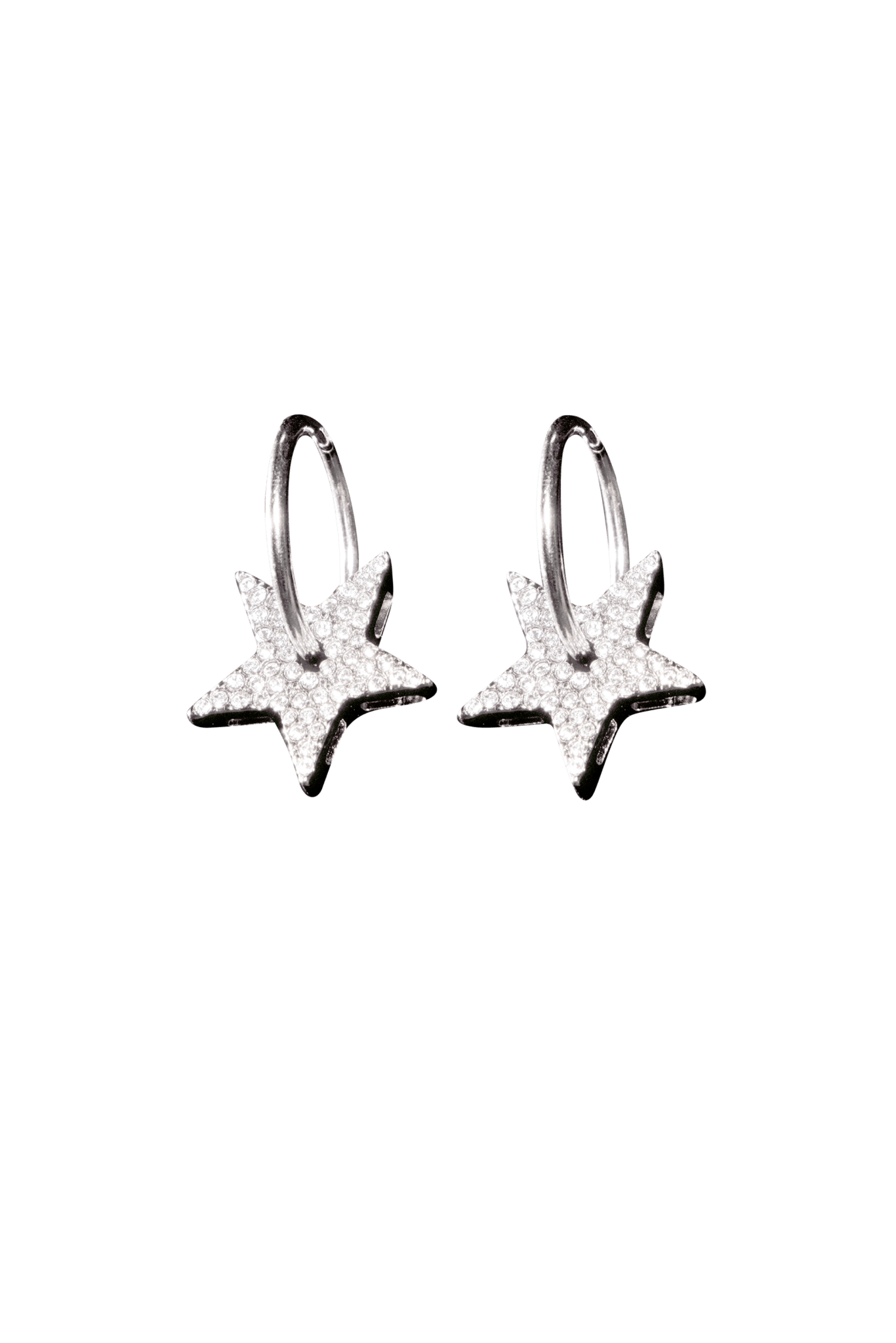 STAR HOOP EARRINGS - OHTNYC