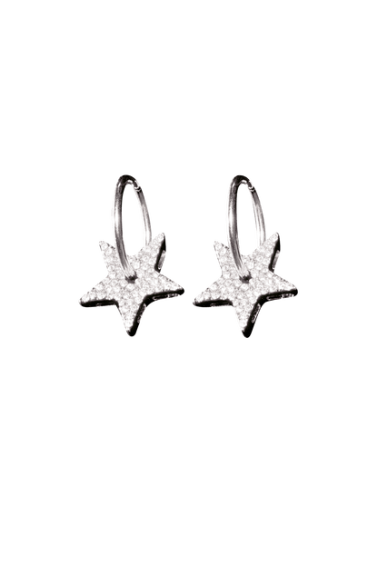 STAR HOOP EARRINGS - OHTNYC