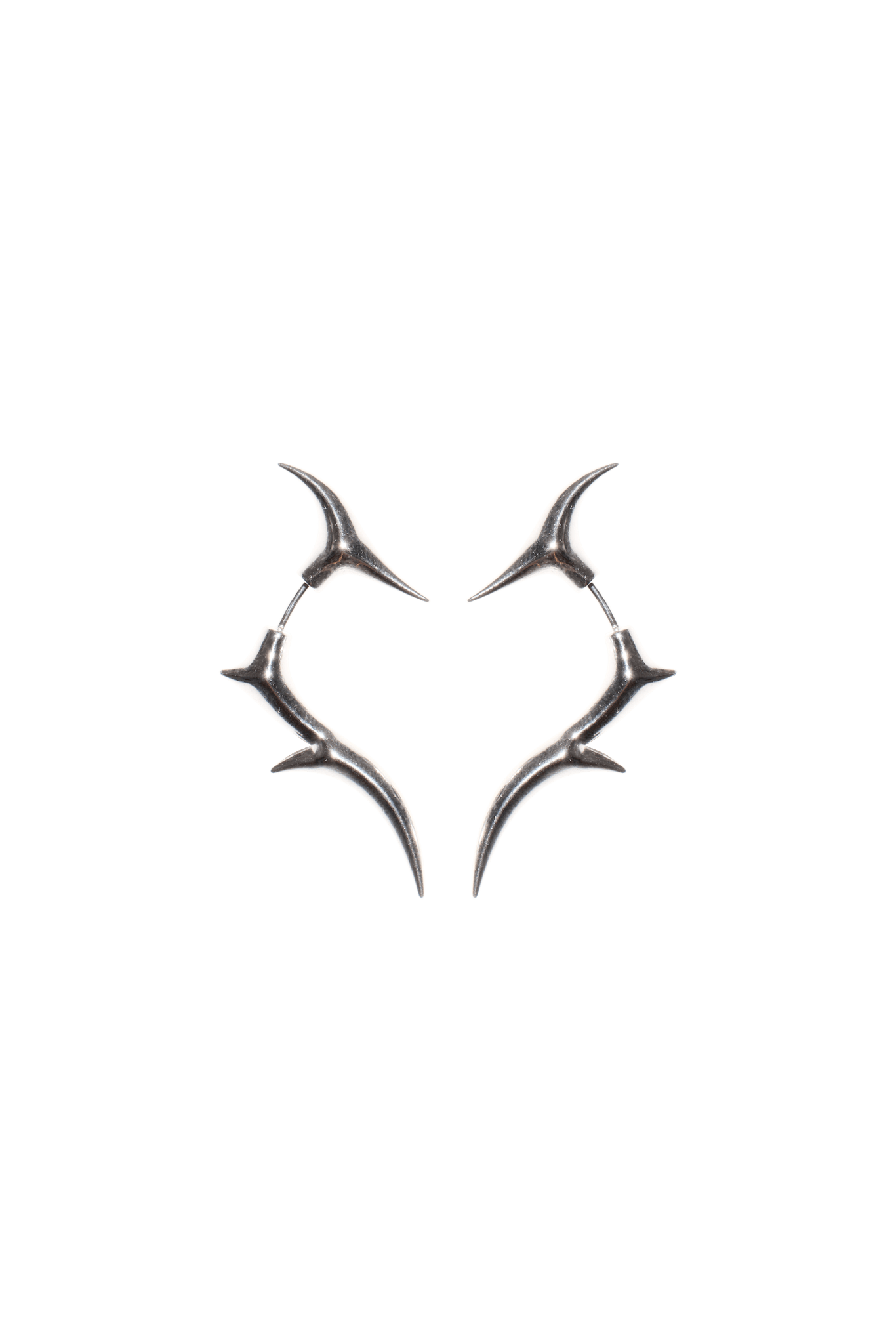 THORN HEART EARRINGS - OHTNYC