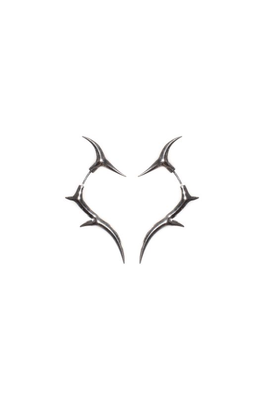 THORN HEART EARRINGS - OHTNYC