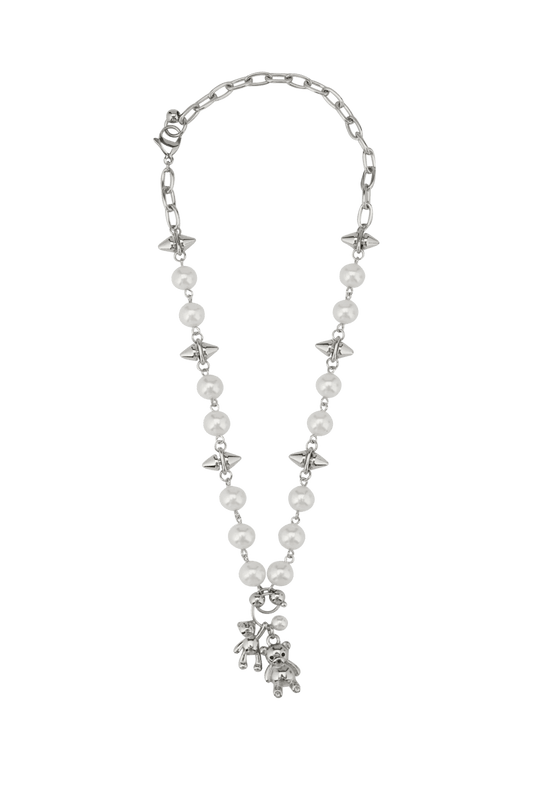 TWIN BEAR NECKLACE - OHTNYC
