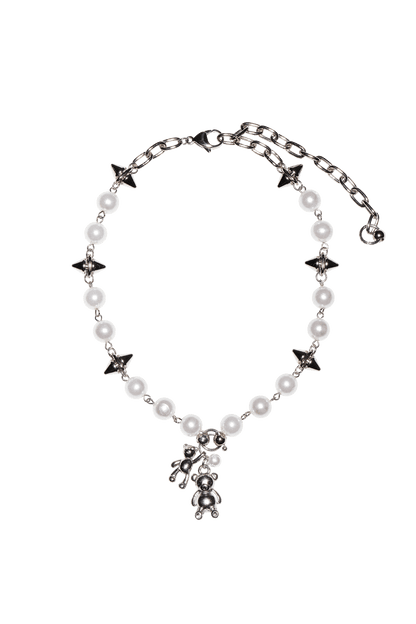 TWIN BEAR NECKLACE - OHTNYC