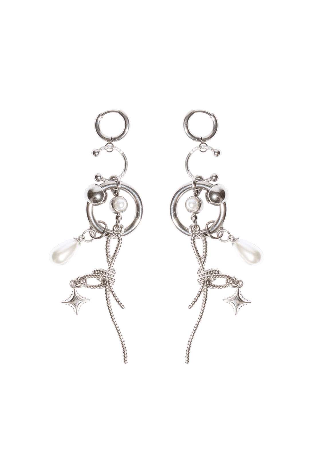 TWIST PEARL EARRINGS