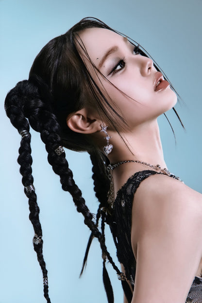 WING HEART DROP EARRINGS - OHTNYC