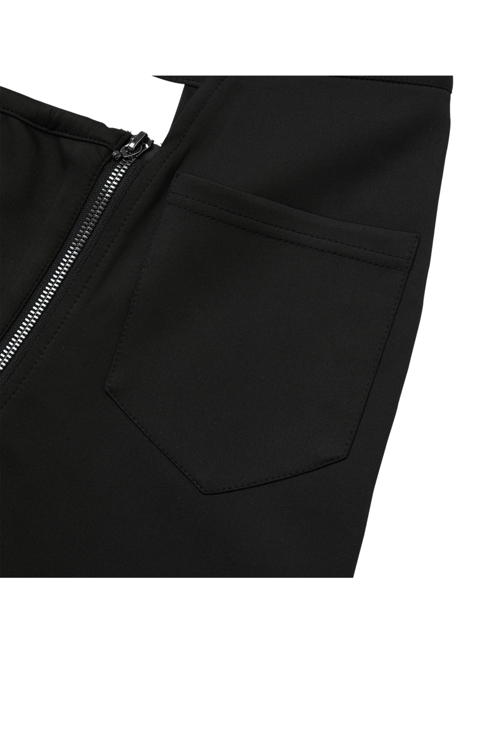 BLACK WRAP TIE TRACK PANTS - OHTNYC