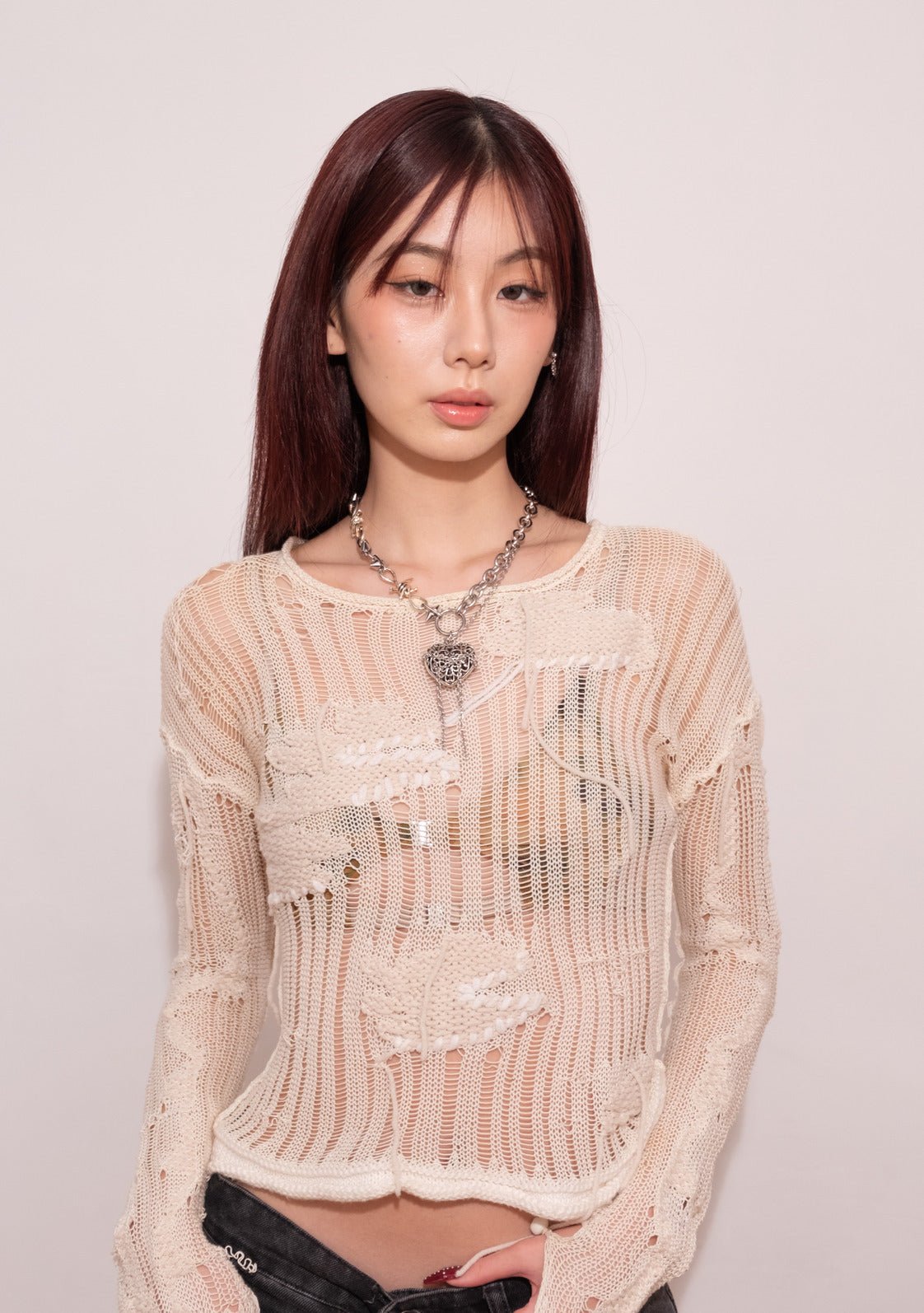 CHAINED HEART NECKLACE – OHTNYC