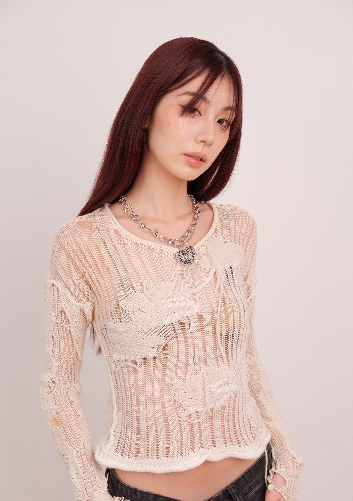 CHAINED HEART NECKLACE – OHTNYC