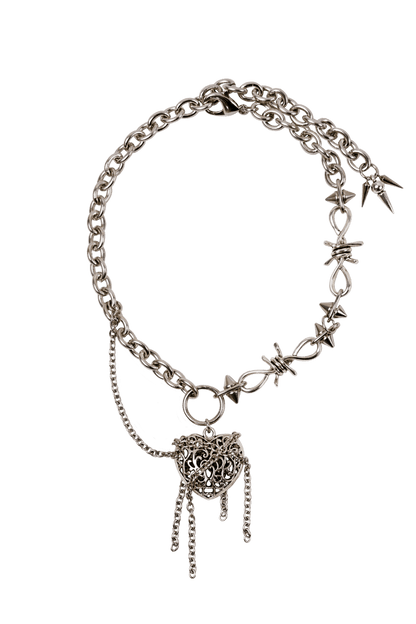 CHAINED HEART NECKLACE – OHTNYC