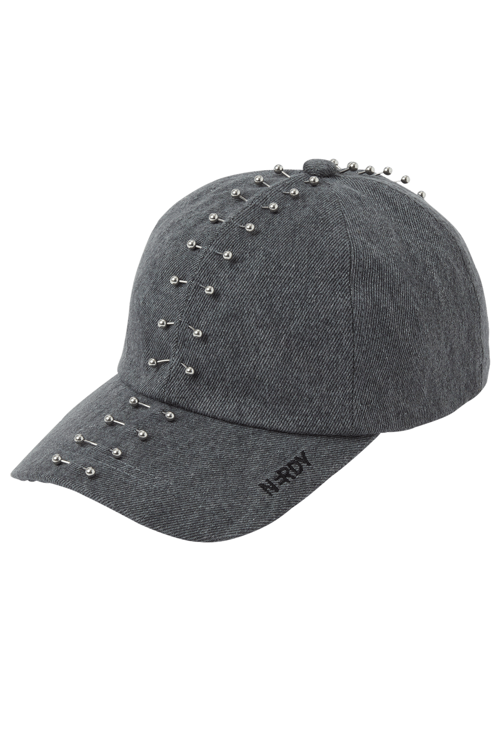 GRAY BARBELL BASEBALL CAP - OHTNYC