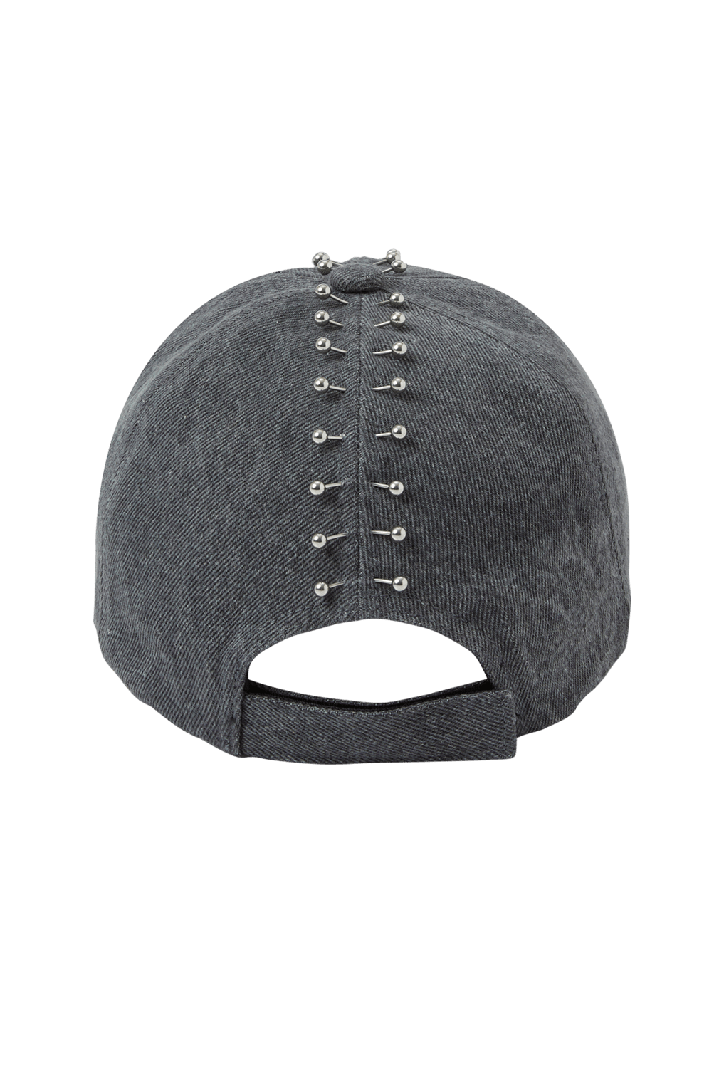 GRAY BARBELL BASEBALL CAP - OHTNYC