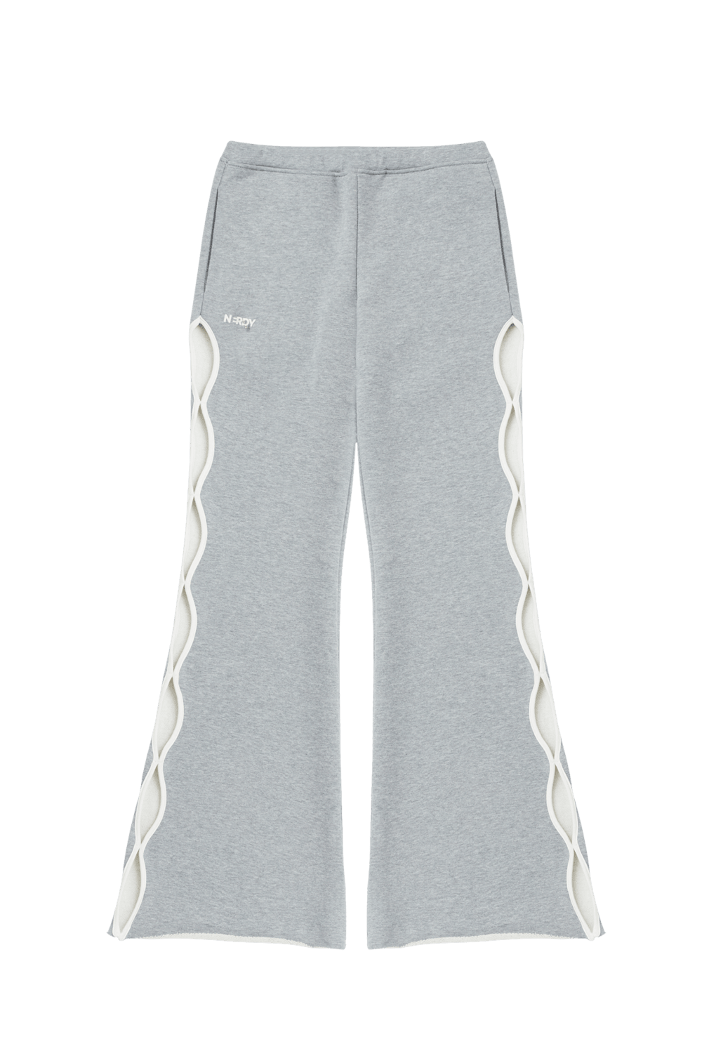 GRAY FLARED LOUNGE PANTS - OHTNYC