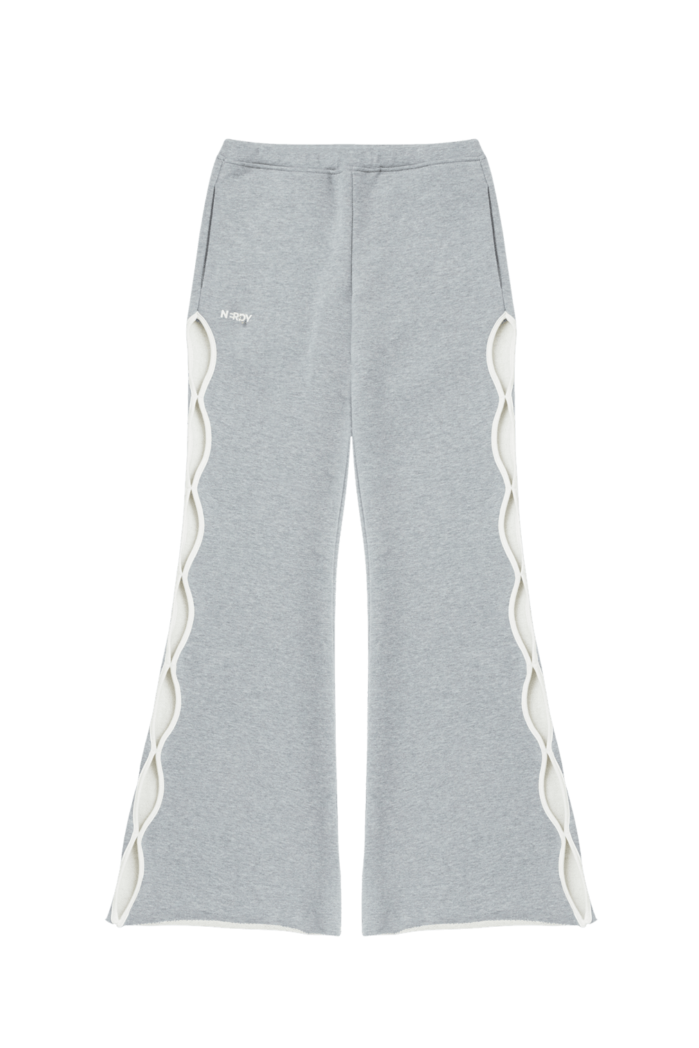 GRAY FLARED LOUNGE PANTS